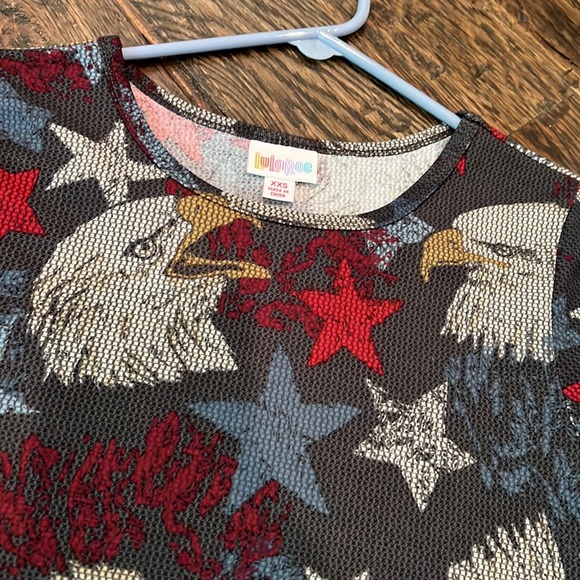 LuLaRoe Carly- Americana Print! - Picture 2 of 3